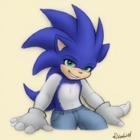 Sonic the Hedgehog Anthro Version Flux