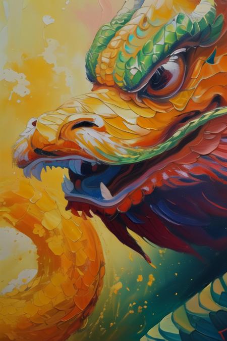 KONANai | 油画 | 中国龙