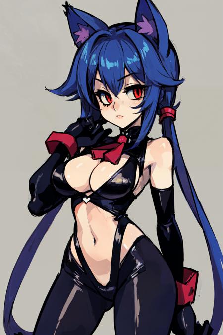 skullgirls-like style lora