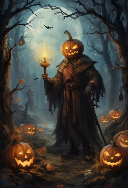 Halloween Landscape Style - Flux.1