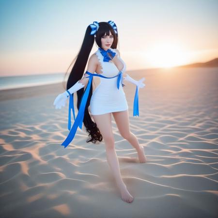 Goddess Hestia - DanMachi - Realistic & Anime