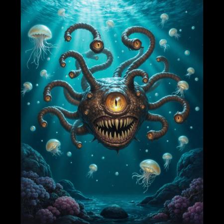 Magic creatures: Beholders! Flux & SDXL 1.0