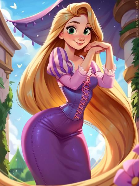 Rapunzel (Tangled) Disney Princess - SD 1.5 | XL PONY - by YeiyeiArt