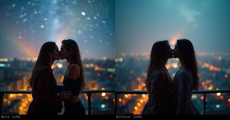 Flux Two People Kissing LoRA