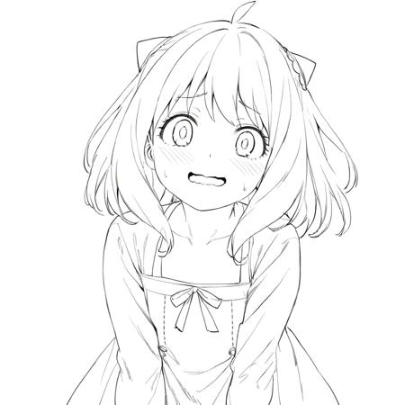 线稿lineart for Animagine