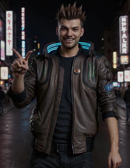 Cyberpunk Samurai Jacket SDXL