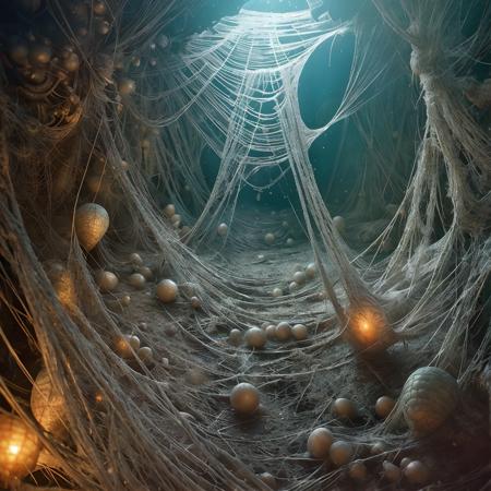 Giant spider lair