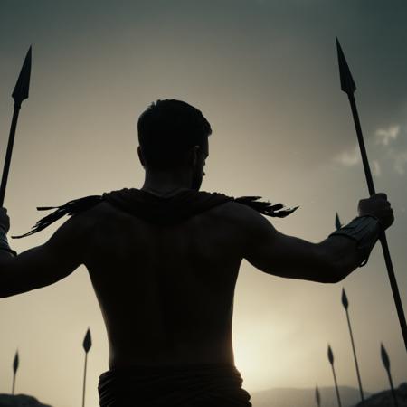 Spartan warrior cinematic style (300) XL + F1D