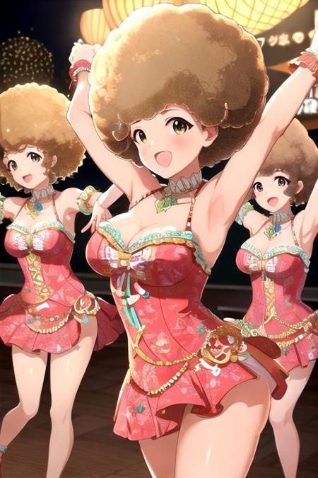 Afro Hair with Anime-Like Style