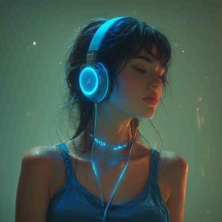 Glowing Fashion Portraits