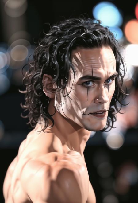 Brandon Lee (The Crow) by milkomt