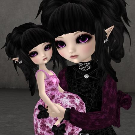 AmeshinSL_Unreal_Fuzz_Doll_Borderful