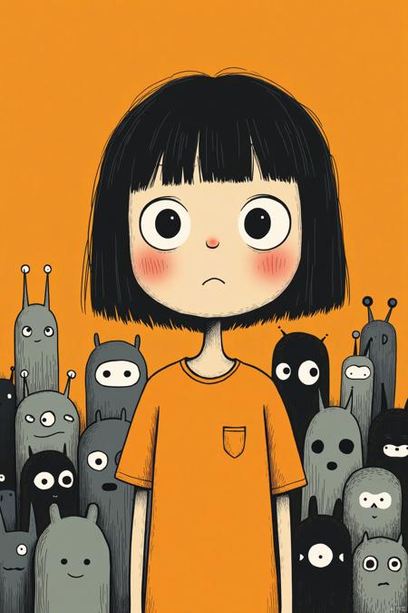 OB俏皮手绘插画Cute hand-drawn illustrations