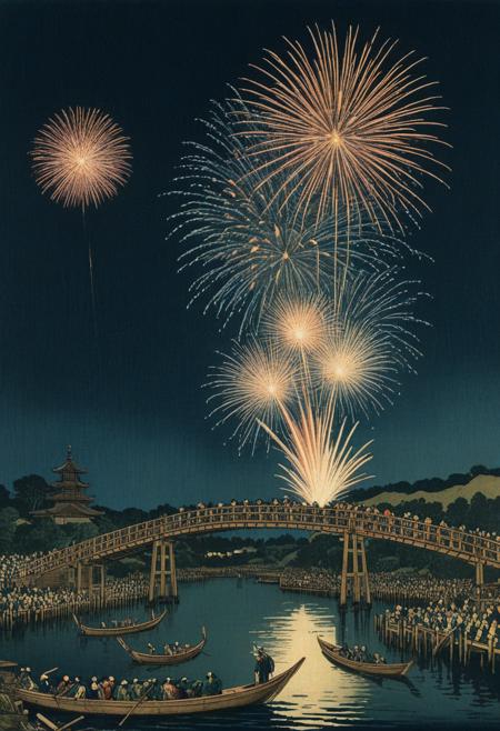 Hokusai style - for Animagine XL