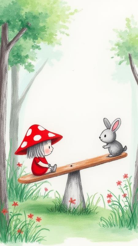 Hand Drawn Quiet Girl | Children Illustration Flux 1.d Lora版本v1.0 (ID: 1036213)