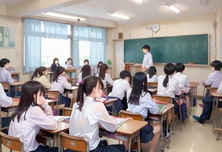 学校の教室 / Japanese School Classroom PONY