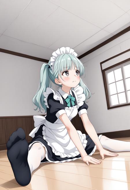 [SDXL&Pony]stretching leg / 開脚柔軟 / ストレッチ版本Pony v1.0 (ID: 901296)