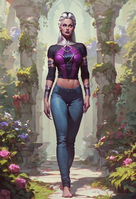 Female wildcards for PonyDiffusion
