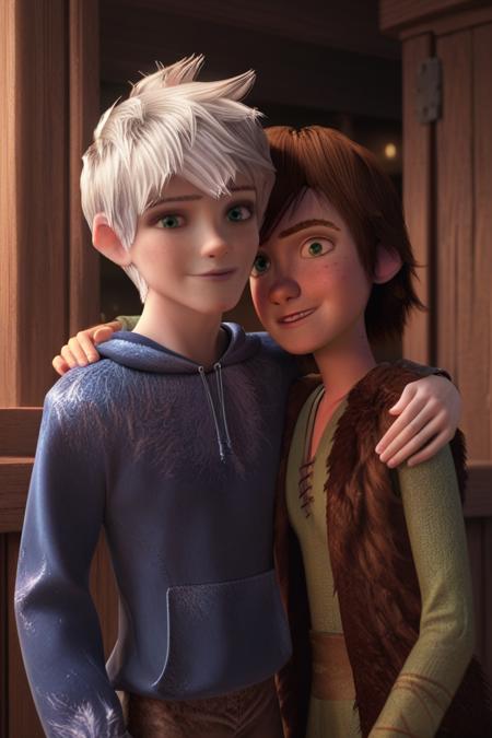 Jack Frost & Hiccup - Rise of the Guardians / How to Train Your Dragon - (Pony)