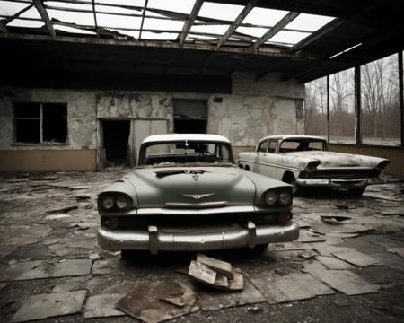 Old Time Post Apocalyptic Enviroment XL