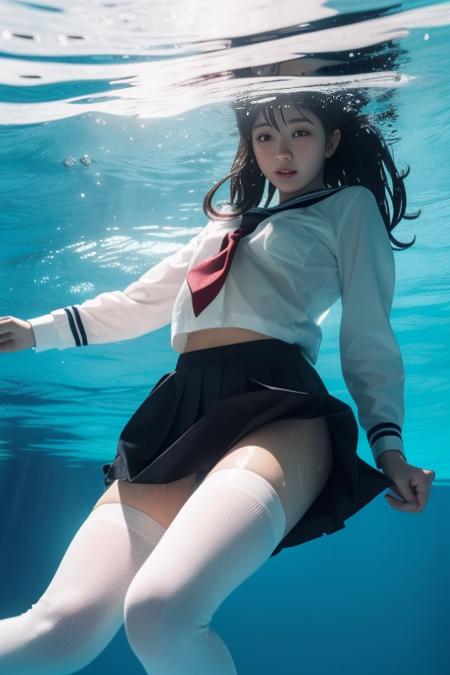 清凉一夏 水手服与水 serafuku and water