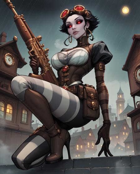 Lady Mechanika (PonyXL & SD 1.5)