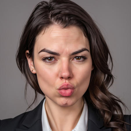 Puckered Lips Helper - SDXL