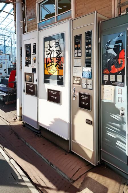 うどん自販機（神戸）Udon vending machine (Kobe,Japan)