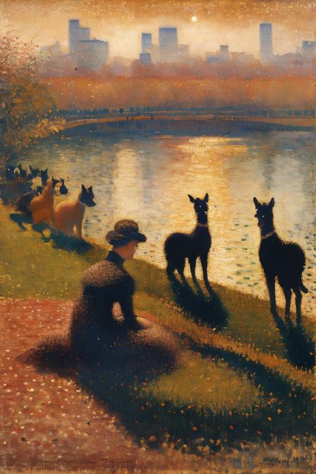 style of Georges Seurat 403