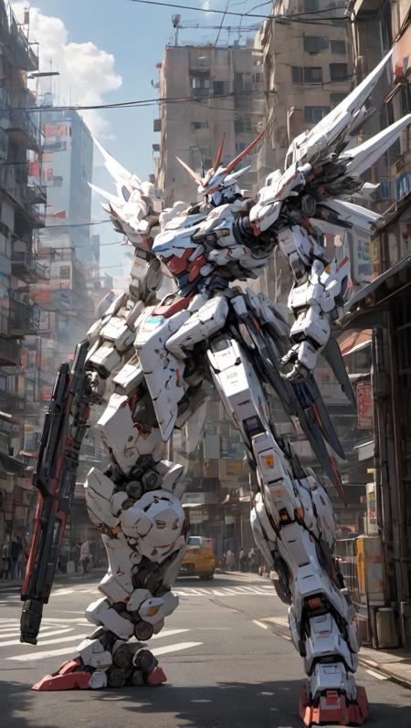 [Illustrious / SDXL] Super robot diffusion XL (Gundam, EVA, ARMORED CORE, BATTLE TECH like mecha lora)版本v0.7 (ID: 140961)