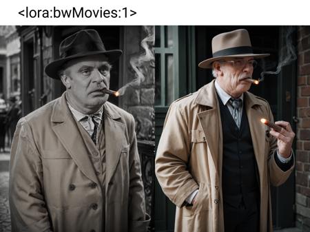 40s Black and White Movie Style [Flux/PonyXl]