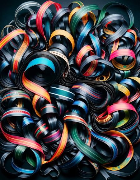Vinyl Records Style [SDXL]