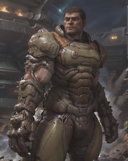 Helmetless Doom Slayer | DOOM Eternal | SD 1.5