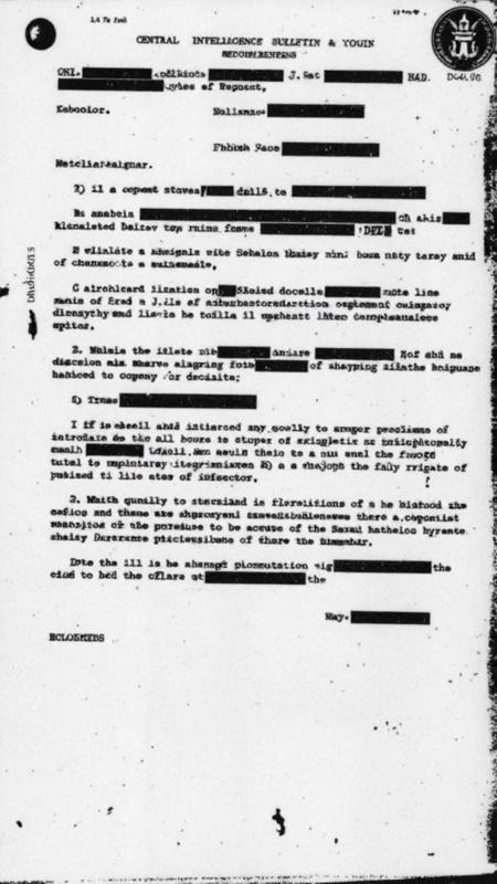 Declassified Documents