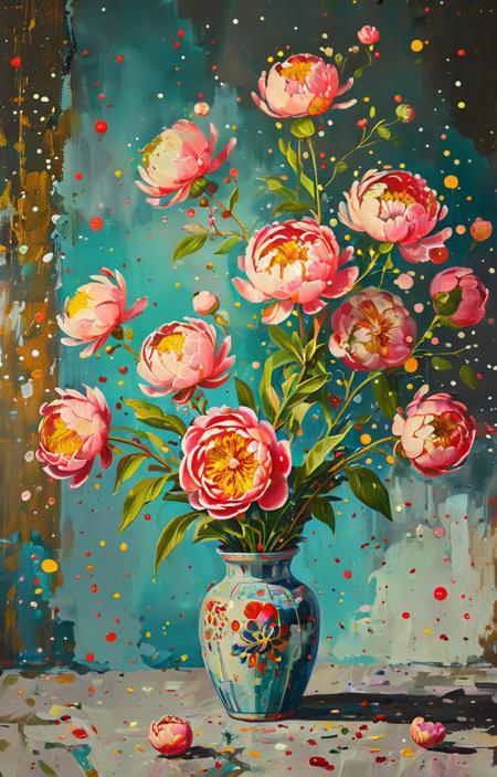 A painting style with colored dots - tangbohu [SDXL] 22