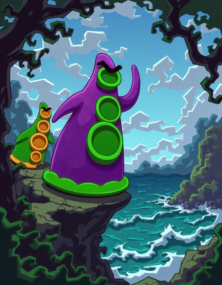 Purple Tentacle (and Green!) - FLUX1.D