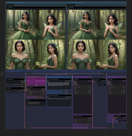 ResAdapter Unofficial Workflow [V.1.0]版本V1.0 (ID: 414482)