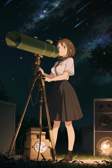 Akeno Mihoshi 明野美星 | Sora no Manimani 浪漫追星社 宙のまにまに | Animation Style