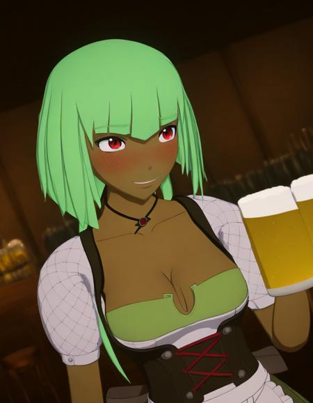 Emerald Sustrai - RWBY - COMMISSION