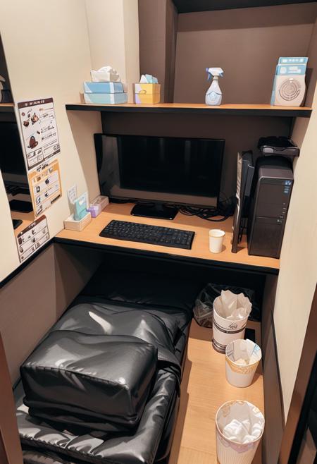 ネカフェ (Internet Cafes in Japan) SDXL