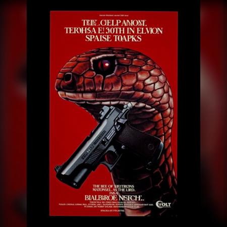 Cobra (1986) action movie style XL + F1D