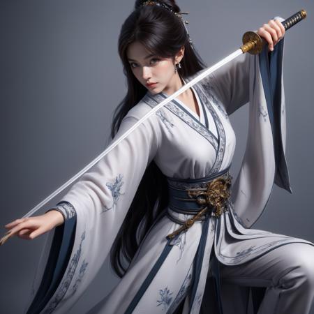 Chinese female swordsman
