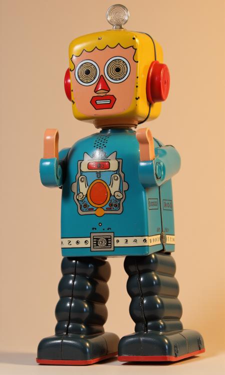 Wizard's Vintage Tin Toy Robots