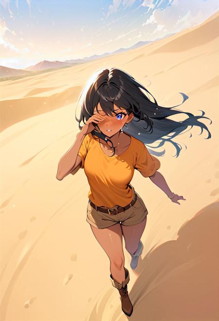 Brown Skin Anime girl