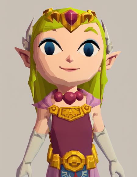 Toon Zelda (Wind Waker/Spirit Tracks) commission