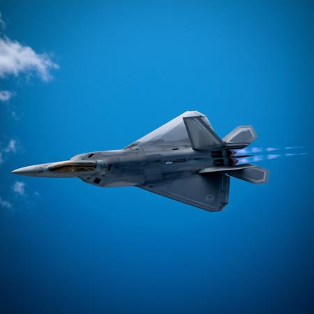 Lockheed Martin F-22 Raptor XL + F1D