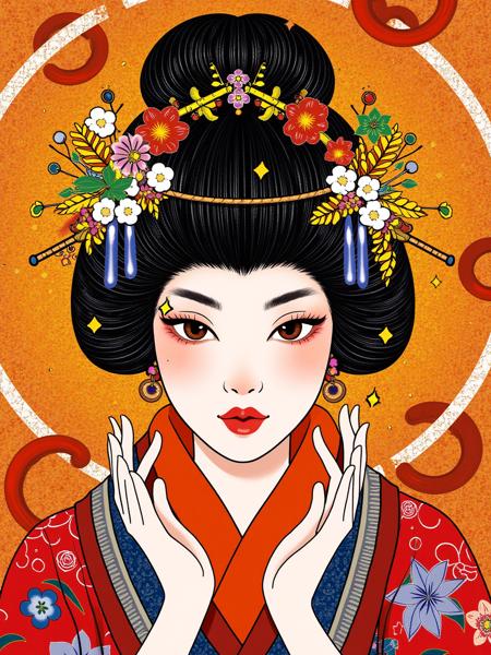 Flux Imitation of Ukiyoe style