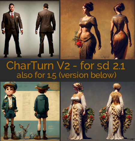 CharTurner - Character Turnaround helper for 1.5 AND 2.1!版本CharTurner V2 - For 2.1 (ID: 9857)