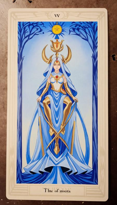 Crowley Thoth Tarot Card Concept