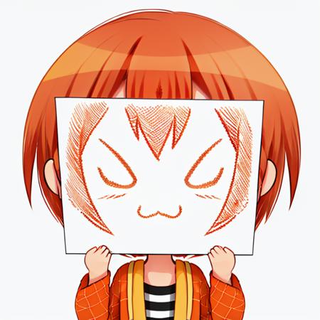 Holding Paper with emoji face   [Pony+XL+SD] LoRA